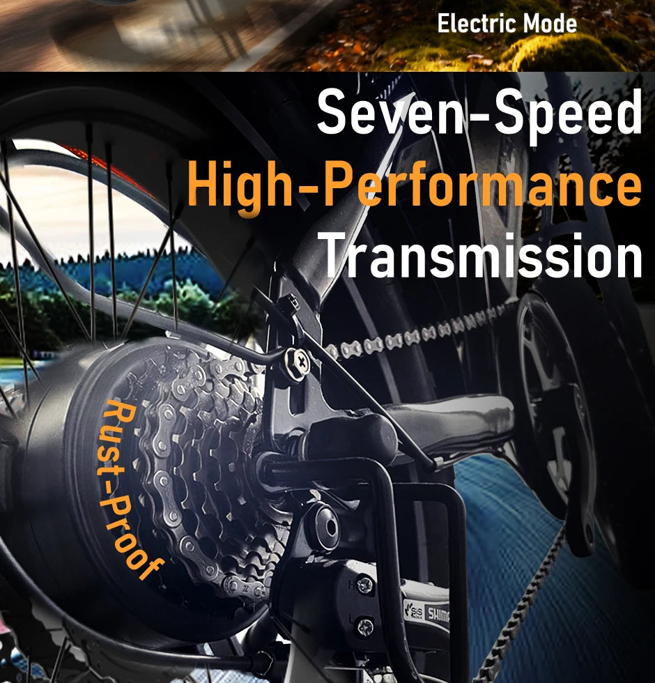 DEEPOWER S8 high-end 3500W48V60Ah mountain off-road electric bicycle, suitable for adults to ride in snow and deserts